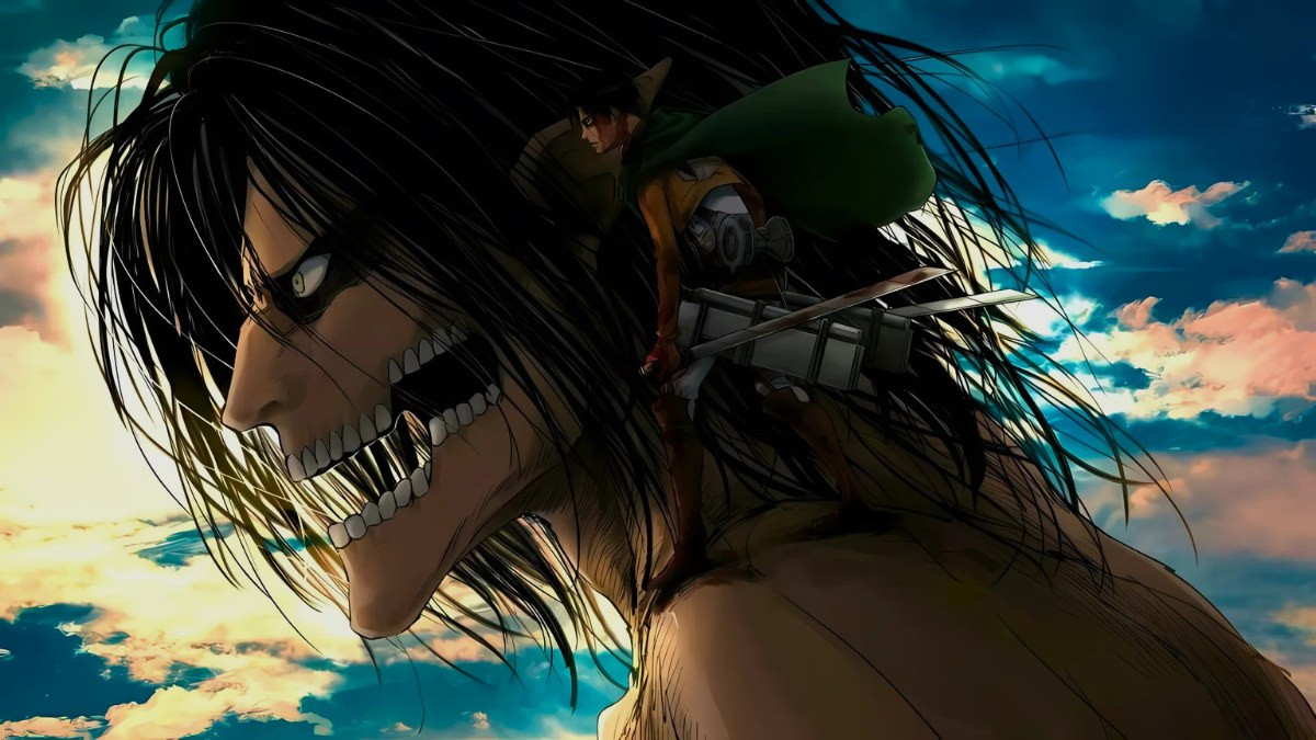 Chân dung ác quỷ anime với mái tóc trắng và biểu cảm không cảm xúc