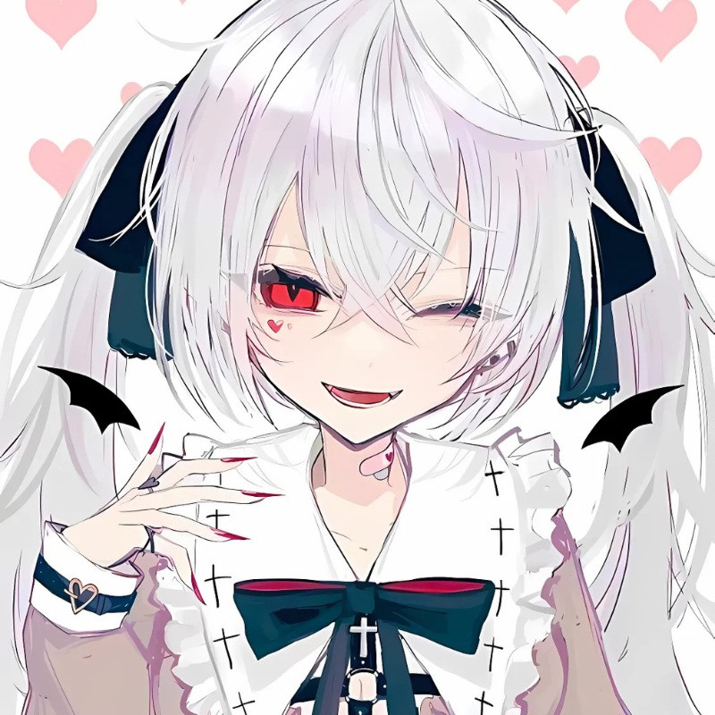 Ảnh ác quỷ anime độc đáo với tạo hình chibi và màu sắc tươi sáng