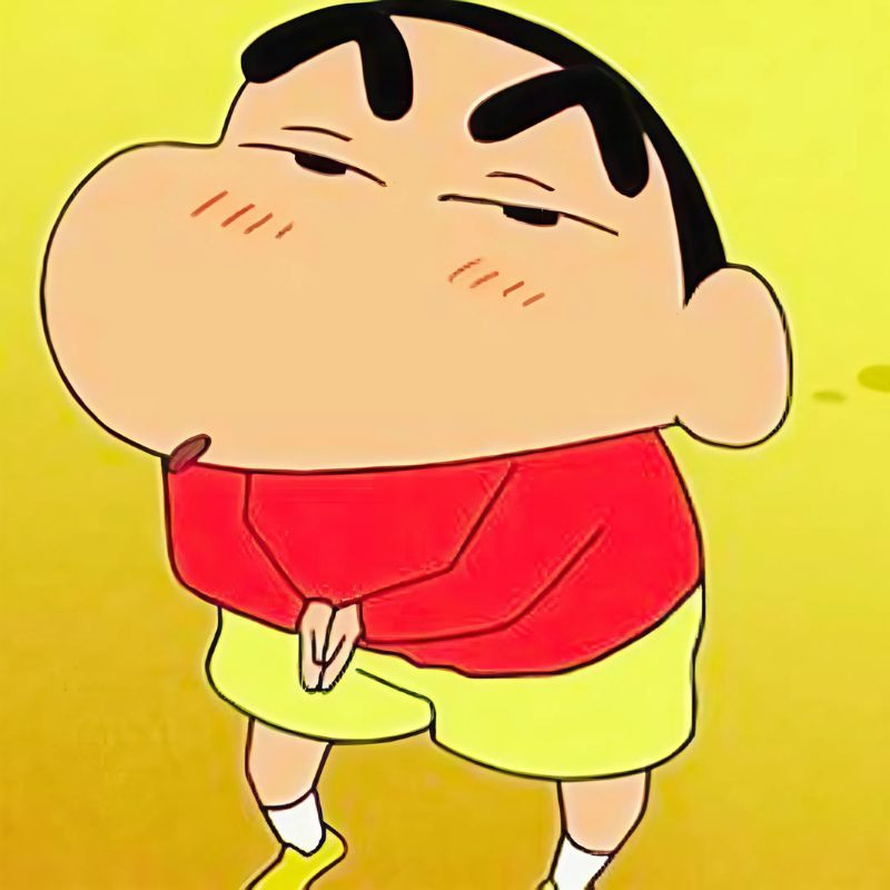 Shin đang ngủ say với tư thế và khuôn mặt hài hước, rất &quot;bựa&quot;