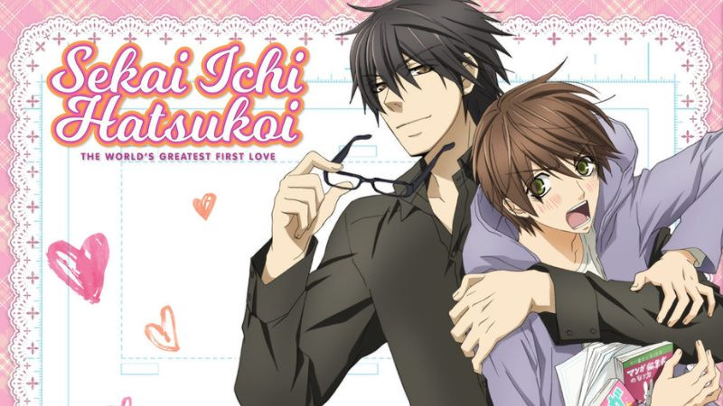 Ritsu Onodera và Takano Masamune trong câu chuyện tình yêu công sở Sekai Ichi Hatsukoi