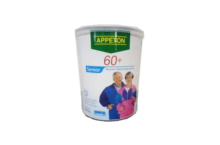 Sữa Appeton 60 Plus Hương Vanilla 400g hỗ trợ hấp thu protein và giảm thiếu hụt dinh dưỡng cho người trên 60 tuổi