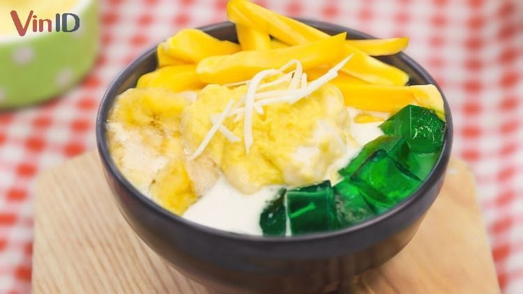 Chè sầu riêng nước cốt dừa thơm ngon hấp dẫn