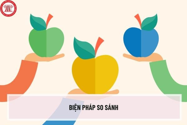 Minh họa biện pháp so sánh trong văn học và ngôn ngữ, giúp tăng sức gợi hình gợi cảm cho câu văn.