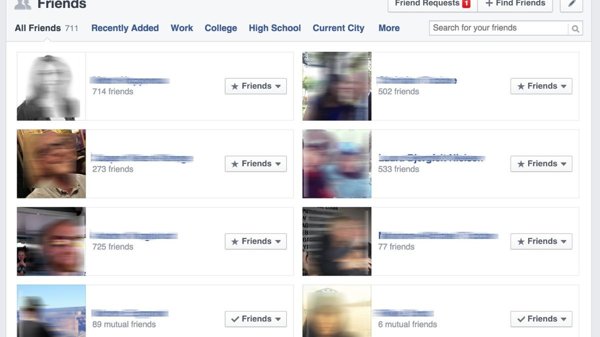 Minh họa các lưu ý quan trọng khi cài đặt ẩn danh sách bạn bè trên Facebook