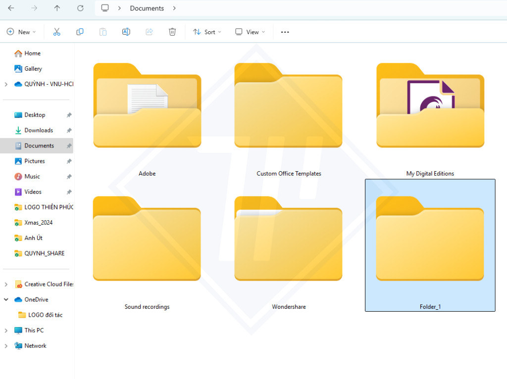 Thư mục chứa các file PDF đã được gom gọn để in nhanh chóng