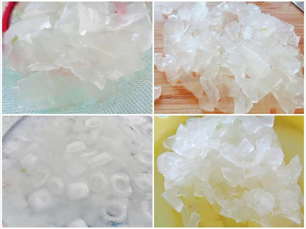 Sơ chế ruột nha đam sạch để làm yaourt nha đam