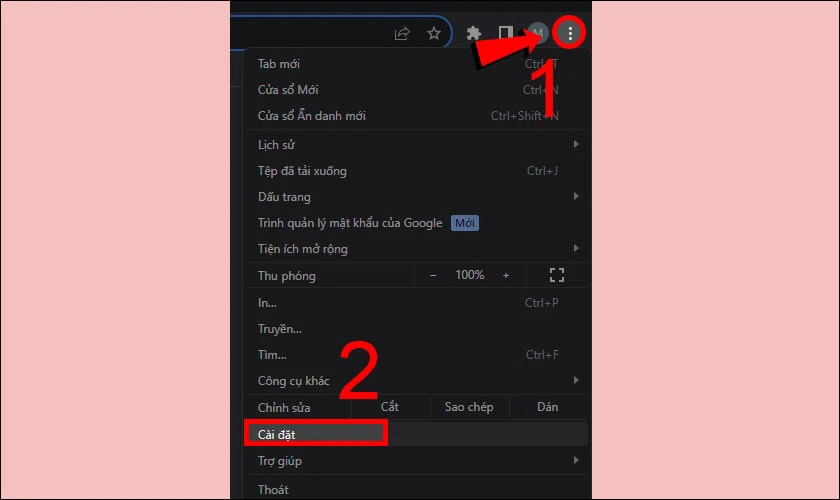 Minh họa cách xem mật khẩu Facebook qua trình duyệt Chrome trên máy tính