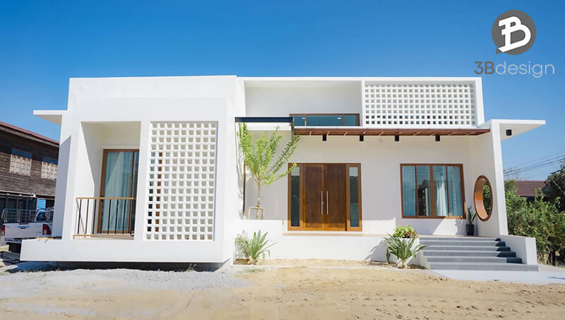 Kiến trúc mái bằng của nhà cấp 4