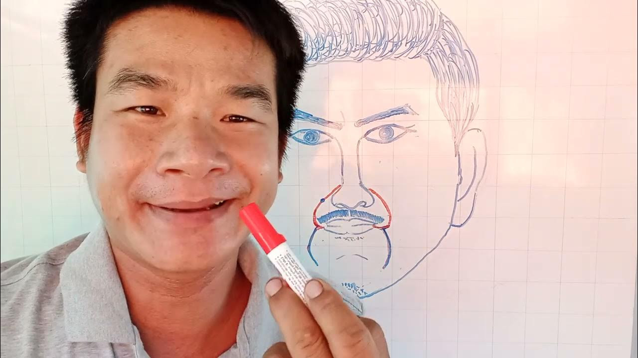 Gương mặt một người với các đường pháp lệnh sâu rõ nét, thể hiện ý nghĩa về quyền lực và sự thành công trong nhân tướng học.