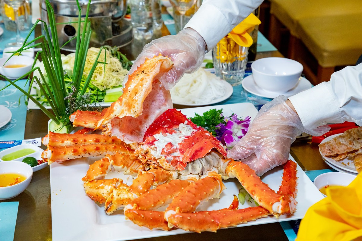Thưởng thức hải sản tươi sống tại Giang Ghẹ
