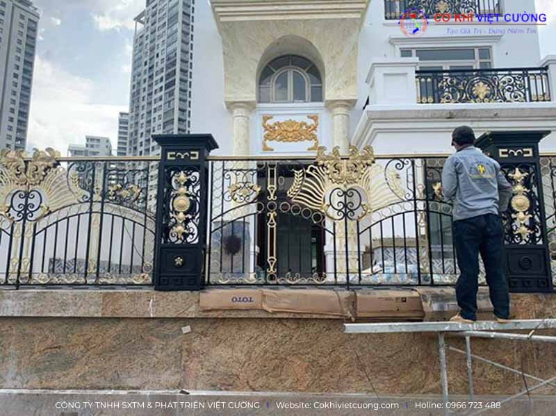 Hàng rào sắt mỹ thuật