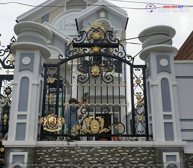 Hàng rào sắt mỹ thuật