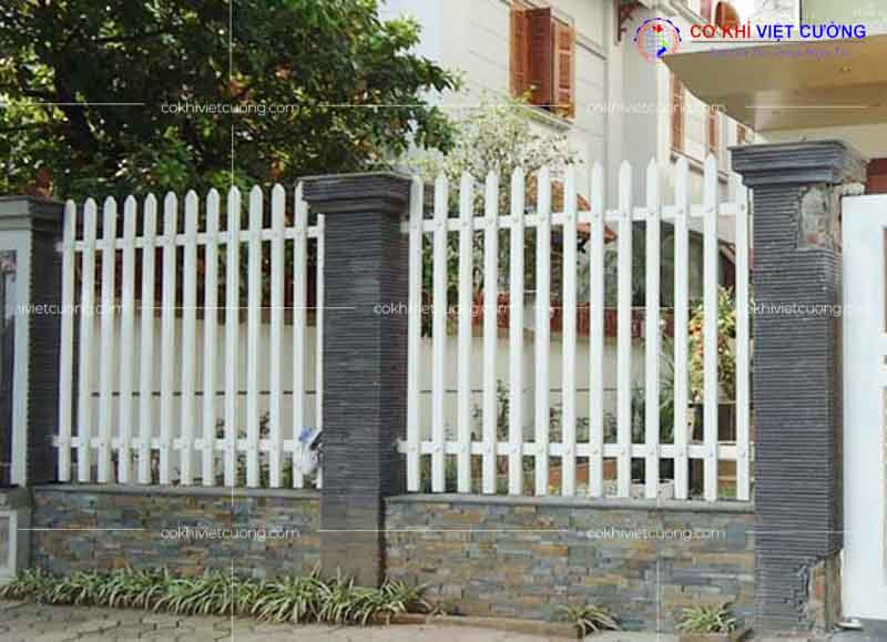 Mẫu hàng rào thép hộp