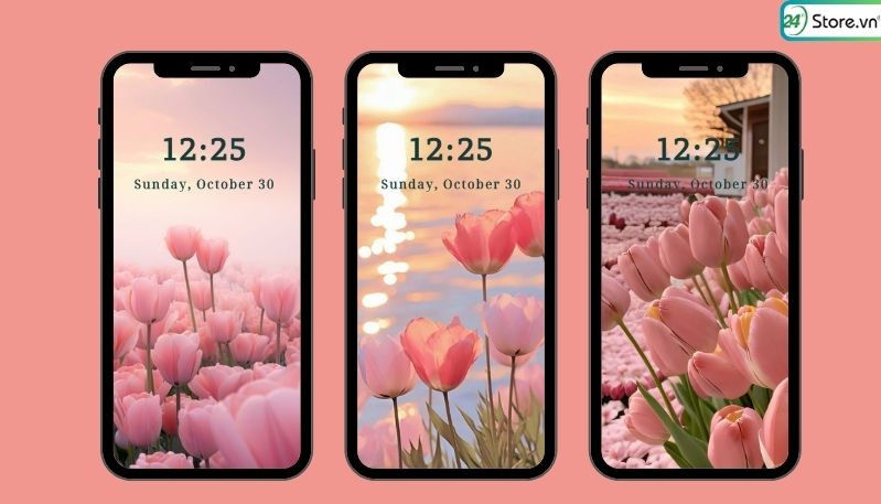 hình nền điện thoại hoa tulip cute