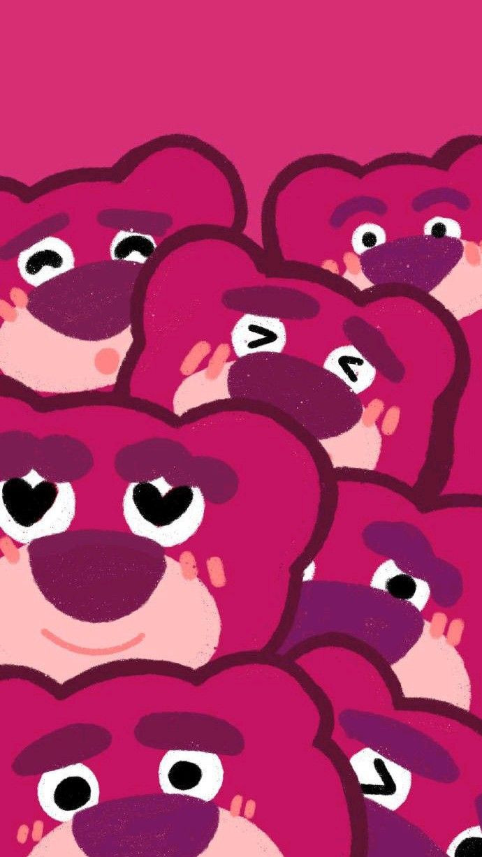 Gấu dâu Lotso với những người bạn thân thiết của mình