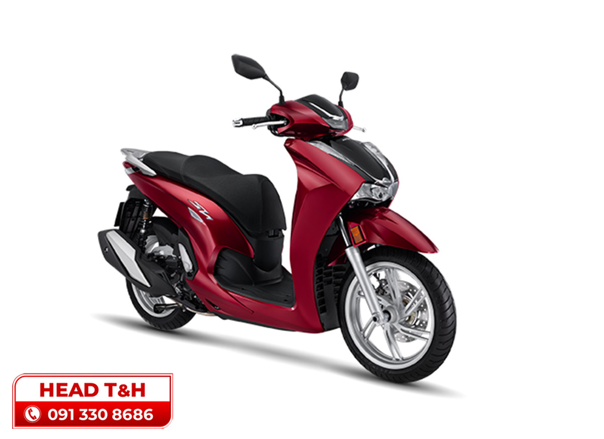 Honda SH350i bản cao cấp màu đỏ đen lịch lãm