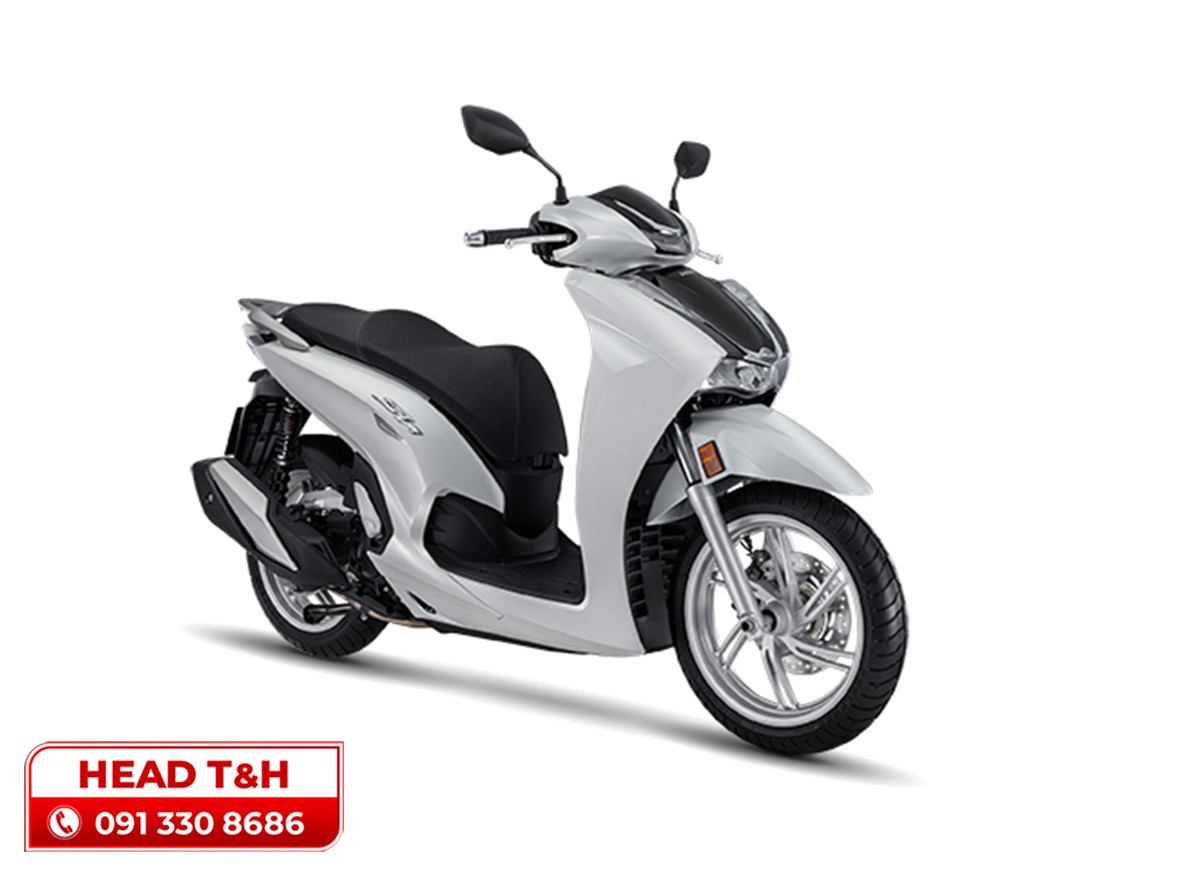 Honda SH350i bản cao cấp màu trắng đen sang trọng