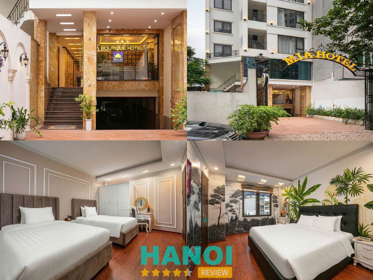 Không gian phòng nghỉ rộng rãi, thoáng đãng tại Mializa Hotel Hà Nội