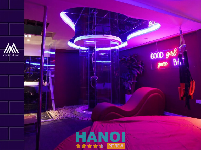 Thiết kế phòng độc đáo tại Mix Boutique Hotel Hà Nội