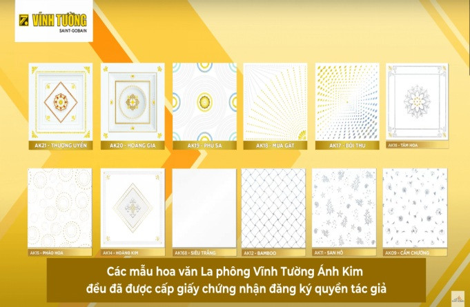 Các mẫu la phông trần nhà đa dạng về chất liệu và thiết kế