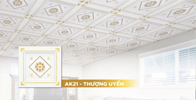 Mẫu la phông Vĩnh Tường Ánh Kim Thượng Uyển đầy tinh tế