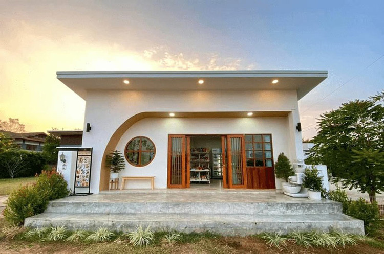 Mẫu nhà cấp 4 nông thôn đơn giản 3 phòng ngủ mái bằng, giá rẻ