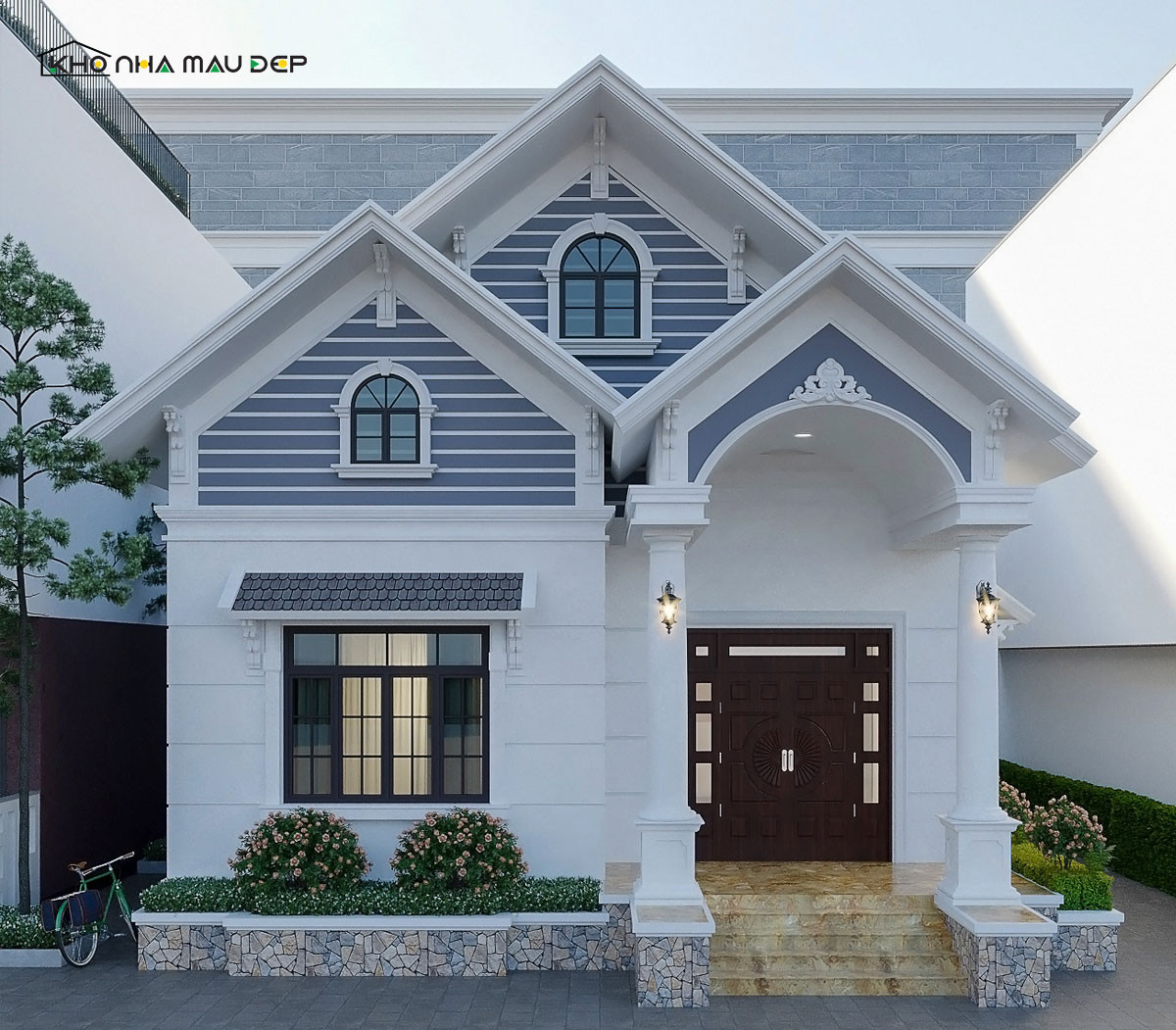Ưu tiên phương án thiết kế tối giản cho nhà cấp 4 3 phòng ngủ 200 triệu