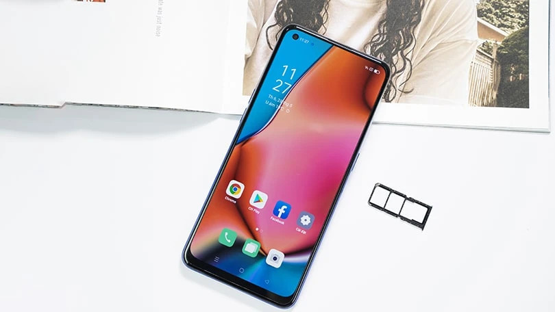 Giao diện ColorOS 11.1 tối ưu trên màn hình Oppo A74