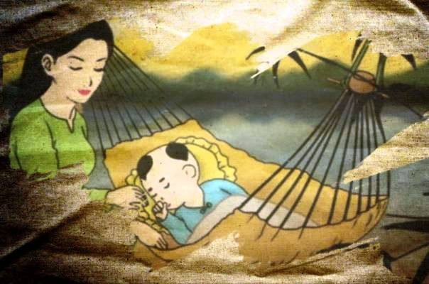 Bé thơ chìm vào giấc ngủ an lành trong vòng tay mẹ cùng lời ru