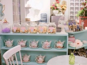 AnTea Tearoom với cách bày trí dễ thương, gần gũi và cây xanh