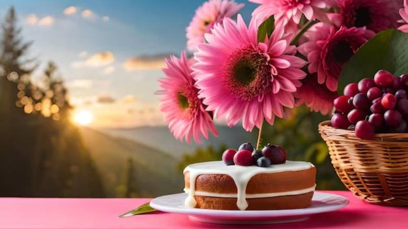 Bộ sưu tập ảnh bánh sinh nhật đẹp AI, hòa quyện giữa công nghệ và vẻ đẹp tự nhiên