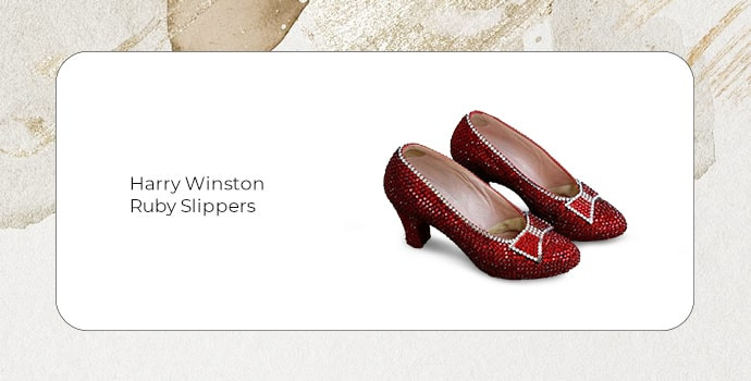 Dép Ruby Harry Winston bản tái hiện xa xỉ