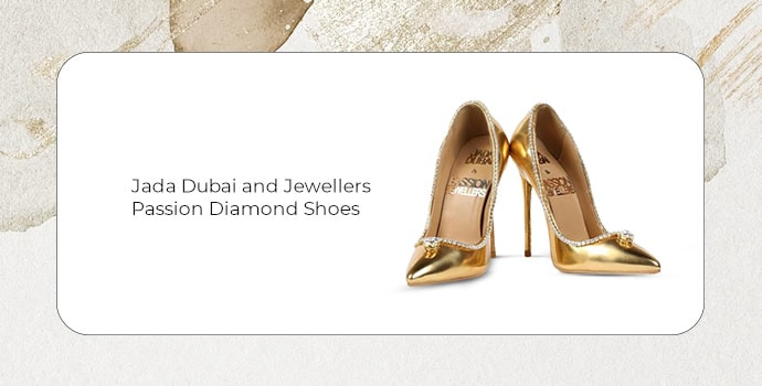 Giày cao gót kim cương Jada Dubai và Passion Jewellers