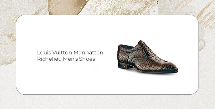 Giày nam Louis Vuitton Manhattan Richelieu cổ điển