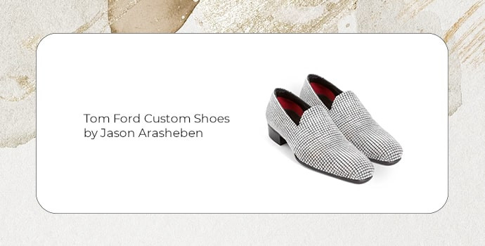 Giày Tom Ford Custom đính kim cương của Jason Arasheben
