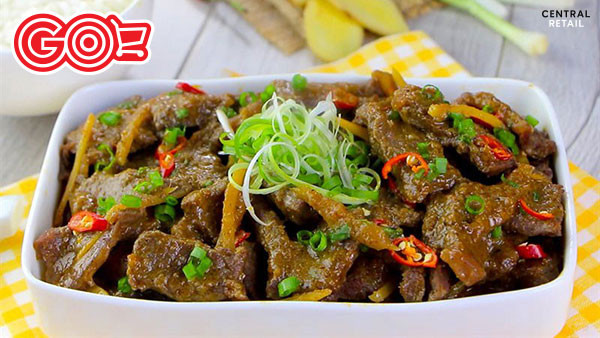 Thịt bò kho gừng nóng hổi, thơm ngon