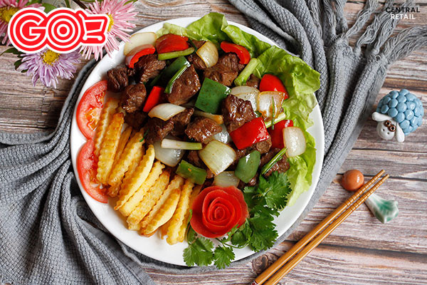 Thịt bò lúc lắc đậm đà, hấp dẫn