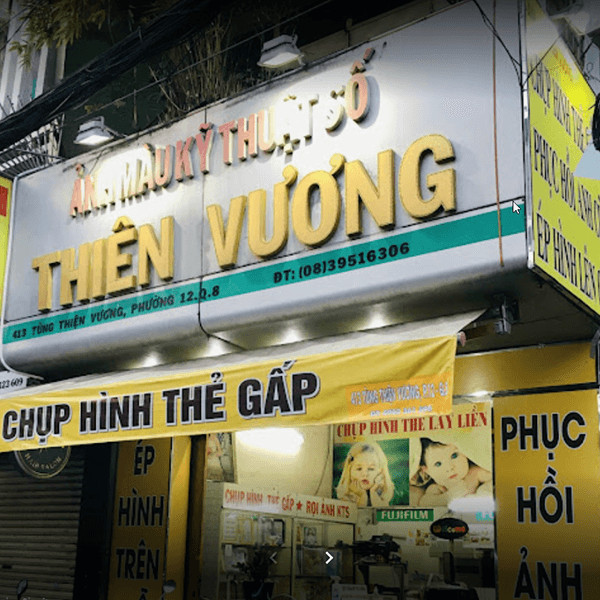 Ảnh màu Thiên Vương Quận 8, chụp hình thẻ lấy liền