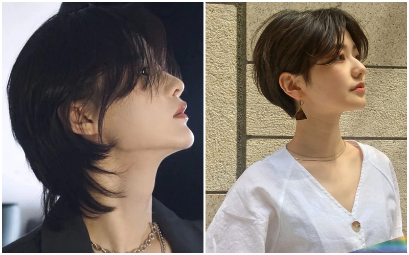 Tóc layer ngang vai tomboy kết hợp màu sáng, thể hiện cá tính mạnh