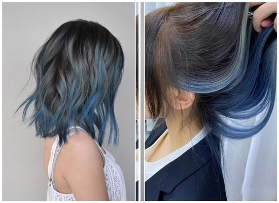 Tóc layer ngắn ngang vai highlight cá tính, thời thượng và độc đáo