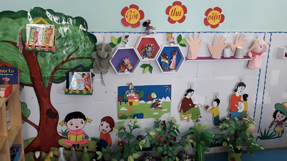 Vật liệu trang trí an toàn là yếu tố quan trọng đối với lớp mầm non