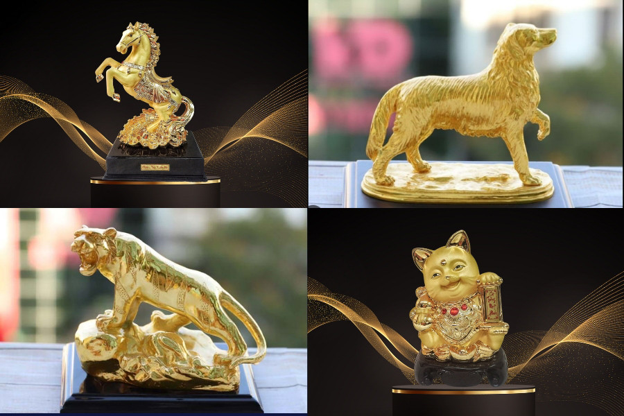 Tượng phong thủy Ngựa, Chó, Hổ hỗ trợ sự nghiệp và tài lộc cho người tuổi Nhâm Ngọ