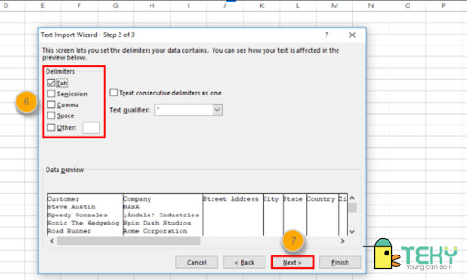 Hướng dẫn cách chọn dấu phân cách (Comma) khi chuyển đổi file CSV sang Excel