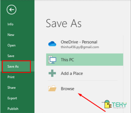 Hướng dẫn cách lưu file Excel thành CSV