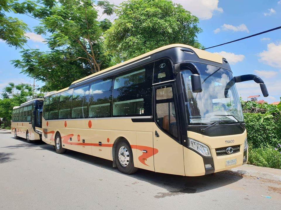 Nội thất xe giường nằm cao cấp trên tuyến Hà Nội - Đồng Hới