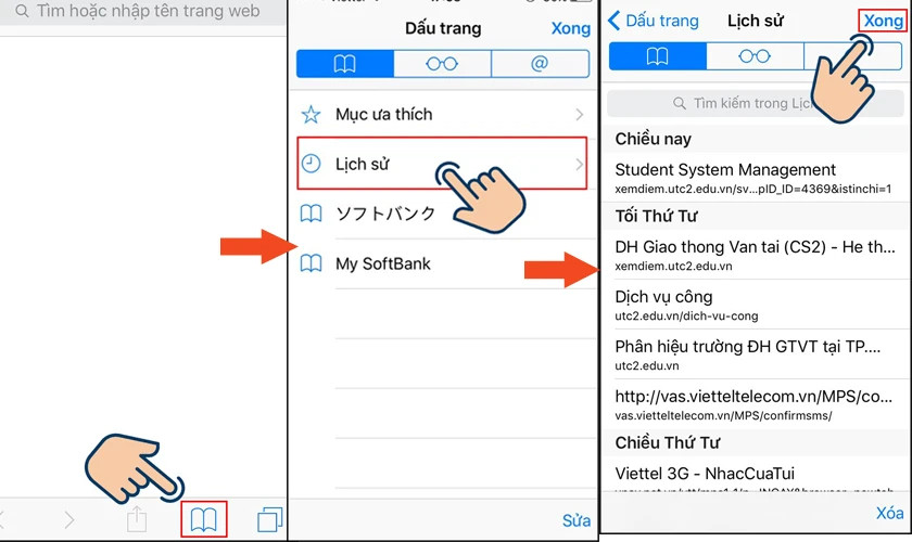 Xóa lịch sử tìm kiếm trên iPhone, iPad