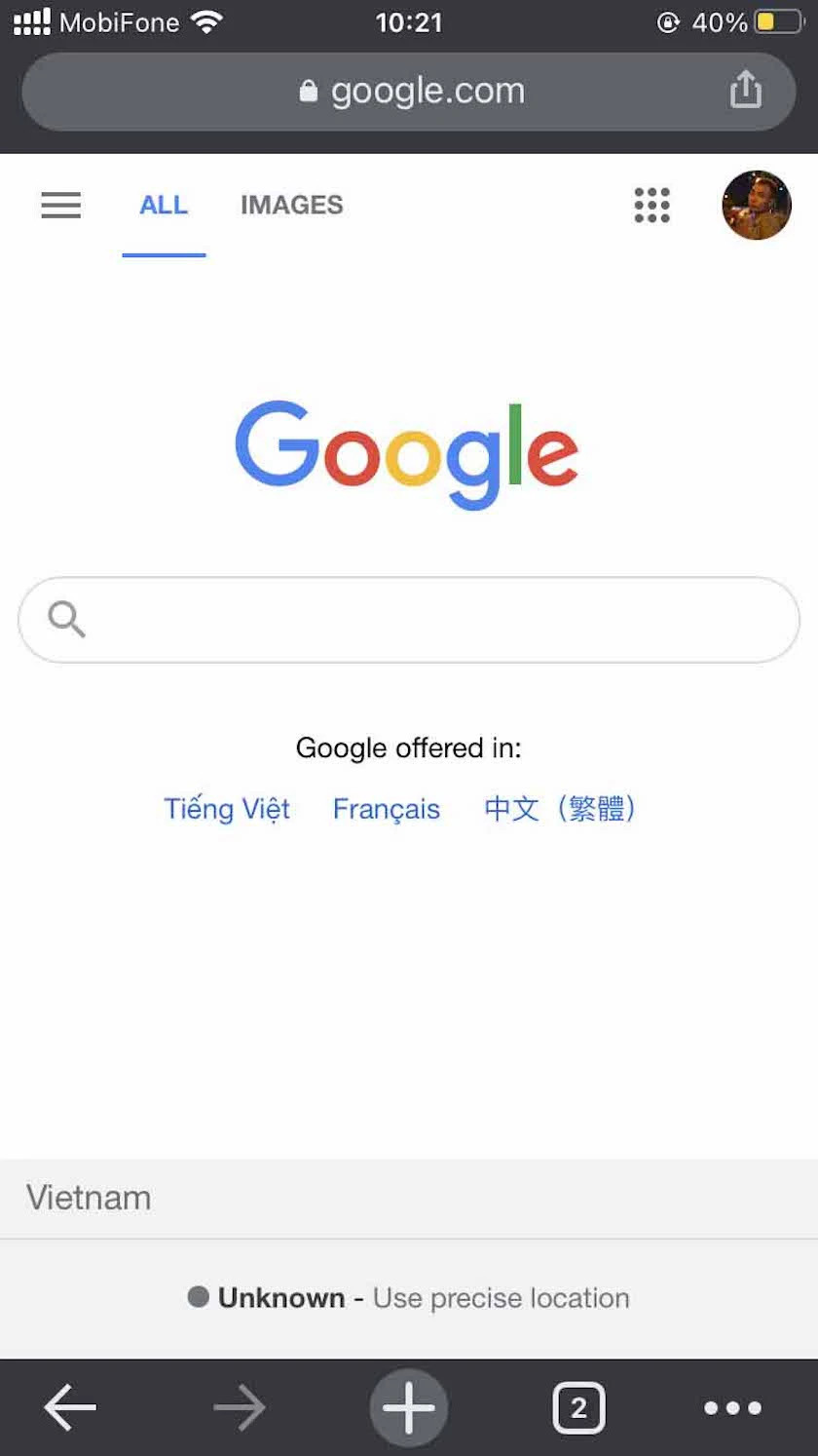 Truy cập tài khoản Google