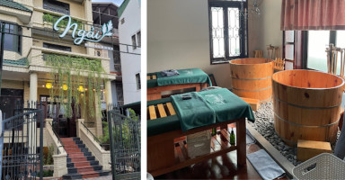 Không gian nhỏ nhắn, đẹp mắt tại Ngải Spa - Ảnh: Google Review