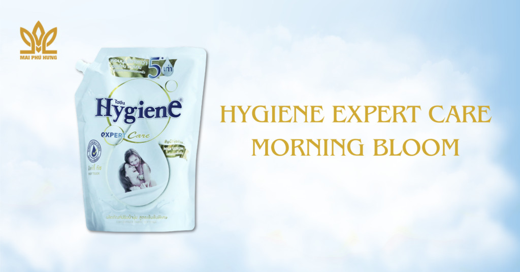 Nước xả Hygiene Expert Care Milky Touch màu trắng dịu nhẹ cho da nhạy cảm
