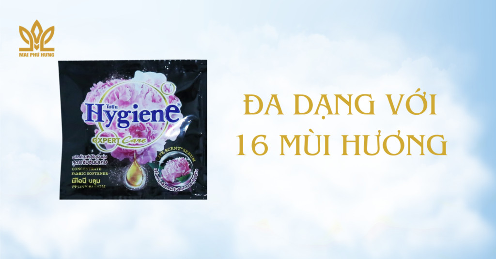 Nước xả Hygiene dạng dây tiện lợi để trải nghiệm đa dạng mùi hương